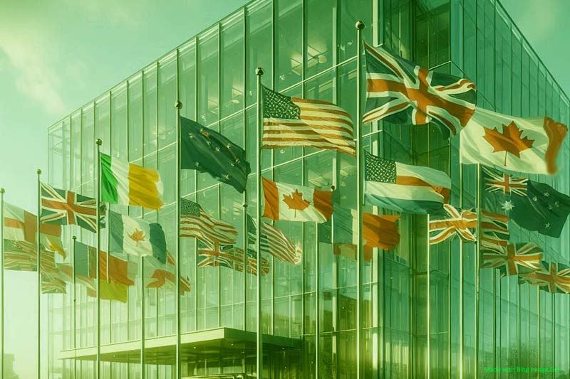 Flags of English speaking countries